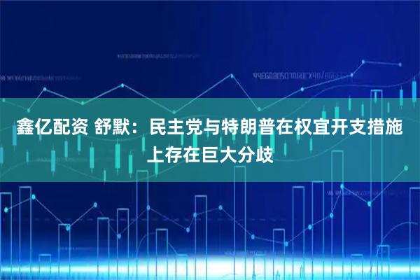 鑫亿配资 舒默：民主党与特朗普在权宜开支措施上存在巨大分歧